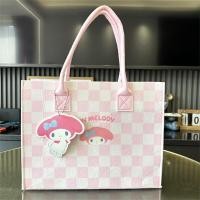 ราคา TataFairy Cute large capacity felt bag womens casual handbag cartoon animal printed shoulder bag reusable shopping bag gift bag (23679165869)