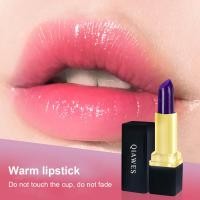 ราคา กุหลาบสีลิปสติกYANQINA อุณหภูมิเปลี่ยนสี ลิปสติกกันน้ำและติดทนนานเคลือบลิปสติกชุ่มชื้น ลิปแม่มด (16280727853)