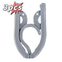 ราคา 3pcs พร้อมส่ง ไม้แขวนเสื้อพับได้ พกพา สีพาสเทล ไม้แขวนเสื้อพับได้ ไม้แขวน ขนาดพกพา สีพาสเทล คละสี (22773515113)