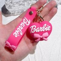 ราคา New Barbie Princess Keychain Pink Barbie Model Toys Letter Heart Key Chain for Girl Bag Keyrings Car Key Holder Accessories (20029176314)