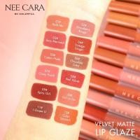 ราคา NA1961 NEE CARA VELVET MATTE LIP GLAZE ลิปสติกเนื้อแมท ติดทน สีสวย กันน้ำ (7188464873)