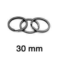 ราคา ห่วงกุญแจ แหวนแบนหนา สีดำ ทอง โรสโกลด์ บรอนซ์ ขนาด 20 25 30 35 mm ห่วงซ้อน ห่วงกระเป๋า DIY ส่งจากไทย (22093043883)