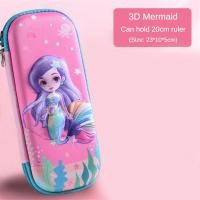 ราคา LVYIMAO เคสกระเป๋าใส่ดินสอความจุมากกระเป๋าเครื่องเขียนกล่องดินสอการ์ตูนสองชั้น1ชิ้นอุปกรณ์สำนักงานปากกา EVA 3มิติ (24270504003)