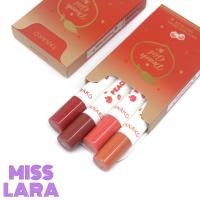 ราคา เซต TANAKO Peach Girl Matte Silky Lipstick ลิปสติกเนื้อแมทต์ หลากสี เติมเต็มริมฝีปาก no HT070 (24497997983)