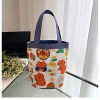 ราคา New Korean Style Tote Bag Cute Graffiti Style Bucket Bag Cartoon Printed Canvas Tote Bag (23575500740)