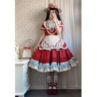 ราคา ชุดเดรสโลลิต้าผ้าฝ้ายแท้ดีไซน์เรโทร Moonlight Poem Original Design Pure Cotton OP 1 ตัวเทียบเท่า 10 ตัว ชุดเดรสแฟชั่นญี่ปุ่น (24033634053)