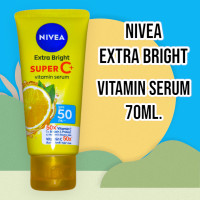 ราคา nivea extra bright Super C vitamin serum หลอดเหลือง 70 มล (23893674741)
