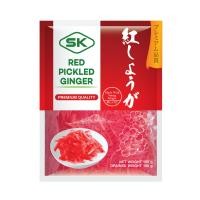 ราคา ขิงดอง ขิงดองญี่ปุ่น ขิงสไลส์เส้นแดง 150g Japanese Red pickle ginger ตรา SK (17362963069)