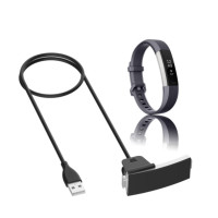 ราคา สายชาร์จ USB ยาว1เมตรสำหรับ Fitbit Alta Fitbit Alta HR ติดตามการออกกำลังกาย (21262812865)
