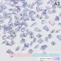 ราคา VitalVogue 50ชิ้นประกาย5A ขนาดเล็กเพทายออโรร่าน้ำแข็งโปร่งแสงคอนญักผสมรูปทรงเพชรคมเล็บศิลปะพลอยเทียมตกแต่งเล็บเสน่ห์ (24408108775)