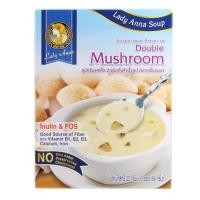 ราคา เลดี้แอนนา ซุปครีมเห็ดสองชนิด Lady Anna Instant Cream Soup of Double Mushroom 66g (14771111453)