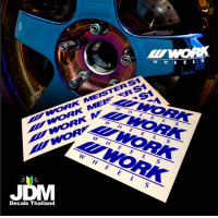 ราคา สติ๊กเกอร์ติดล้อ W WORK WHEEL MEISTER S1 WWORK (22448096312)