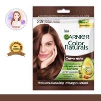 ราคา การ์นิเย่ 5 32 สีน้ำตาลคาราเมล ครีมเปลี่ยนสีผม แท้100 (19015676794)
