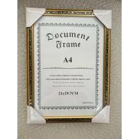 ราคา กรอบรูปA4 กระจก สีทอง สีไม้ กรอบรูปขนาดA4 กรอบรูปตกแต่งบ้าน ใส่รูปขนาด21cm 29 7cm แนวนอนแนวตั้งได้แขวนได้ (24359298214)