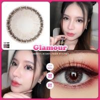 ราคา คอนแทคเลนส์ รุ่น Glamour มีสี เทา ตาล ดำ ฟ้า Gray Brown Black Blue มีค่าสายตาปกติ 0 00 (24562576988)