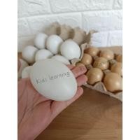 ราคา Kids learning ไข่ไก่ ไข่เป็ด ไข่จำลอง ไข่ของเล่น ไข่จำลองขนาดเท่าของจริง (11567280902)