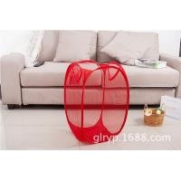 ราคา Foldable Laundry Basket storage boxes Portable Clothes Basket laundry bag basket Fold Laundry Bag Pop Up Mesh home storage (22508626341)