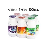 ราคา นมเปรี้ยวดัชมิลล์ รวมรส 6 ขวด ปริมาณ 100 มล (24297114762)