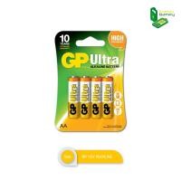 ราคา GP Ultra ALKALINE BATTERY ถ่าน AA 1 5V 1แพ็ค 4ก้อน LR6 15AU 2U4 (10510677510)