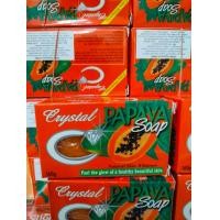 ราคา สบู่มะละกอคริสตัล สบู่ตราเพชร ฟิลิปปินส์ Crystal Papaya Soap 160g (23435956621)