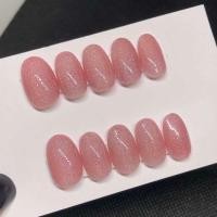 ราคา เล็บปลอมสีแดงสุขภาพ ทรงอัลมอนด์ (18258624445)