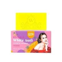 ราคา ไวท์ออร่าสบู่สบู่โสม WHITE AURA GINSENG HERBAL SOAP สบู่ไวท์ออร่า สูตรแท้ ปริมาณ 160 กรัม (24194006165)