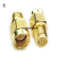 ราคา 2pcs SMA Male Plug to SMA Female RP SMA Male to RP SMA Female RF Adapter Connector (5273358018)
