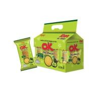 ราคา โอเคทิน บิสกิต ขนมปัง อบกรอบ ชนิดแผ่นบาง 1แพ็ค 12ซอง OK Thin Biscuit (9875006893)
