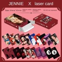ราคา beautiful station 55pcs box BLACKPINK Laser Card Hd non repetition Album KPOP LOMO Card ROSE Lisa Jennie jisoo Postcard South Korean star postcard Greeting card (23469635076)