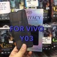 ราคา ฟิล์มกระจกกันเสือกเต็มจอ VIVO Y03 Y03T ฟิล์มเต็มจอขอบดำ Full Glue ขอบดำกันเสือก กันรอยกันกระแทก สินค้าตรงรุ่นพร้อมส่งจากไทย (21725530129)