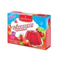 ราคา The Best อิมพีเรียลเยลลี่ผง สตรอเบอรี่ 100ก IMPERIAL GERATIN DESSERT STRAWBERRY 100G ส่วนผสมเบเกอรี่และของหวาน BAKING NEEDS (24035248467)