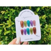 ราคา เล็บปลอม สีเจลแท้100 เล็บปลอมเจลแท้ สีลูกแก้ว เล็บเจล เล็บปลอม เล็บปลอมสวย เล็บปลอมยาวแหลม (20670126789)