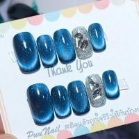 ราคา เล็บ ปลอม สี เจล สีลูกแก้วติดเพชร แถม กาว ตะไบ ทุก ชุด (24143880125)
