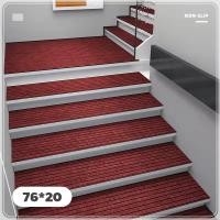 ราคา พรมปูพื้นบันได พรมกันลื่น ปูขั้นตอน ลายริ้ว ไม่มีกาวในตัว ตัดได้ Stair mats (24239519459)