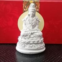 ราคา เจ้าแม่กวนอิมปางสมาธิทรงศีลงานปูนปั้นหินทรายถิ่นด่านเกวียน เสริมสิริมงคล ตั้งบูชาปรับฮวงจุ้ยสูง 4 นิ้ว (22363261118)