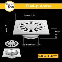 ราคา ตะแกรงกันกลิ่น สแตนเลส304 ตะแกรงน้ำทิ้ง ฟลอรฺเดรน ดักกลิ่น ดักแมลง ขนาด 4 นิ้ว กันแมลงได้อย่างดี หมดปัญหาเรื่องท่อุดตัน (23812377946)