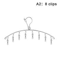 ราคา SANER หนีบสแตนเลส หนีบผ้า ราวตากผ้าสเตนเลส ที่หนีบผ้า แบบโค้ง ไม้แขวนสแตนเลส No C01030 (24234286053)