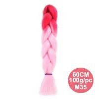 ราคา ไหมถักผม เฉดสี ไหมถักเปีย แฮร์พีช ผมเปีย ไหมถักผม ไหมไฟเบอร์ ไหมต่อผม ยาว 60cm 100g พร้อมส่ง (23610148715)
