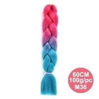 ราคา ไหมถักผม เฉดสี ไหมถักเปีย แฮร์พีช ผมเปีย ไหมถักผม ไหมไฟเบอร์ ไหมต่อผม ยาว 60cm 100g พร้อมส่ง (23610148716)