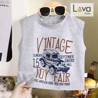 ราคา เสื้อแขนกุดเด็ก เสื้อยืดเด็กผู้ชาย เสื้อกั๊ก เสื้อแฟชั่นเกาหลีน่าร้อน พิมพ์ลายเท่ๆ (24395490958)