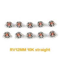 ราคา GlowingGrace 10ชิ้น เซ็ต STRAIGHT ANGLE Radio Potentiometer RV12MM B103 B10K B503 B50K Power Amplifier Volume Potentiometer พร้อม SWITCH (22580015929)