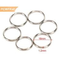ราคา PCWFKef พวงกุญแจ100ชิ้น ล็อตแบบ DIY พวงกุญแจห่วงโลหะแบบแยกห่วง (24617394113)