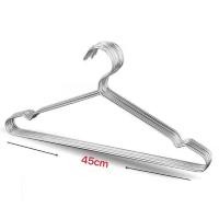 ราคา WOOKEE ถูกที่สุด ไม้แขวนเสื้อสแตนเลส หนา3 0mmยาว32 40 42 45cm 1แพ็ค 5 10ชิ้น ไม้แขวนสแตนเลส ไม้แขวนเสื้อเด็ก ไม้แขวนผ้า ไม้แขวนกางเกง (4017250689)