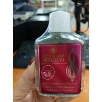 ราคา น้ำมันบำรุงผม บัวหลวง แฮร์โค้ท วิตามิน E สีชมพู Bualuang Hair Coat Natural Herbs (23536181701)