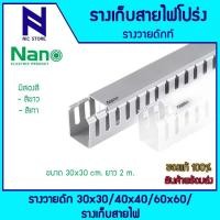 ราคา รางวายดัก NANO รางเก็บสายไฟ สีขาว สีเทา รางเก็บสายไฟแบบโปร่ง รางครอบสายไฟพลาสติก 30x3040x4060x60 ซม (23043158184)