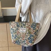 ราคา Large Capacity Floral Canvas Bag Women Travel Tote Bag Mommy Single Shoulder Bag Fashion Handbag 2 Colors (23293632613)
