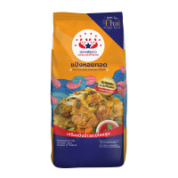 ราคา แป้งหอยทอด แป้งหอยทอดสำเร็จรูป ตราหมีคู่ดาว ถุงละ 851 กรัม (24413575097)