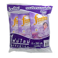 ราคา น้ำยาปรับผ้านุ่ม fineline กลิ่น violet dream หอมและนุ่มขึ้น3X ขนาด 250 ml 6 ถุง (22286544827)