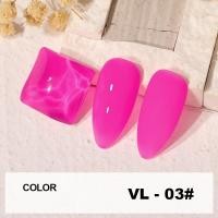 ราคา สีเจล สีทาเล็บ AS Brand 15ml โทนสีชมพูอมม่วง รหัส VL 6 เฉดสี (13236338279)