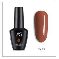 ราคา AS สีเจล สีทาเล็บ โทนสีน้ำตาลกากี 6 เฉดสี KQ 15ml (13258261074)